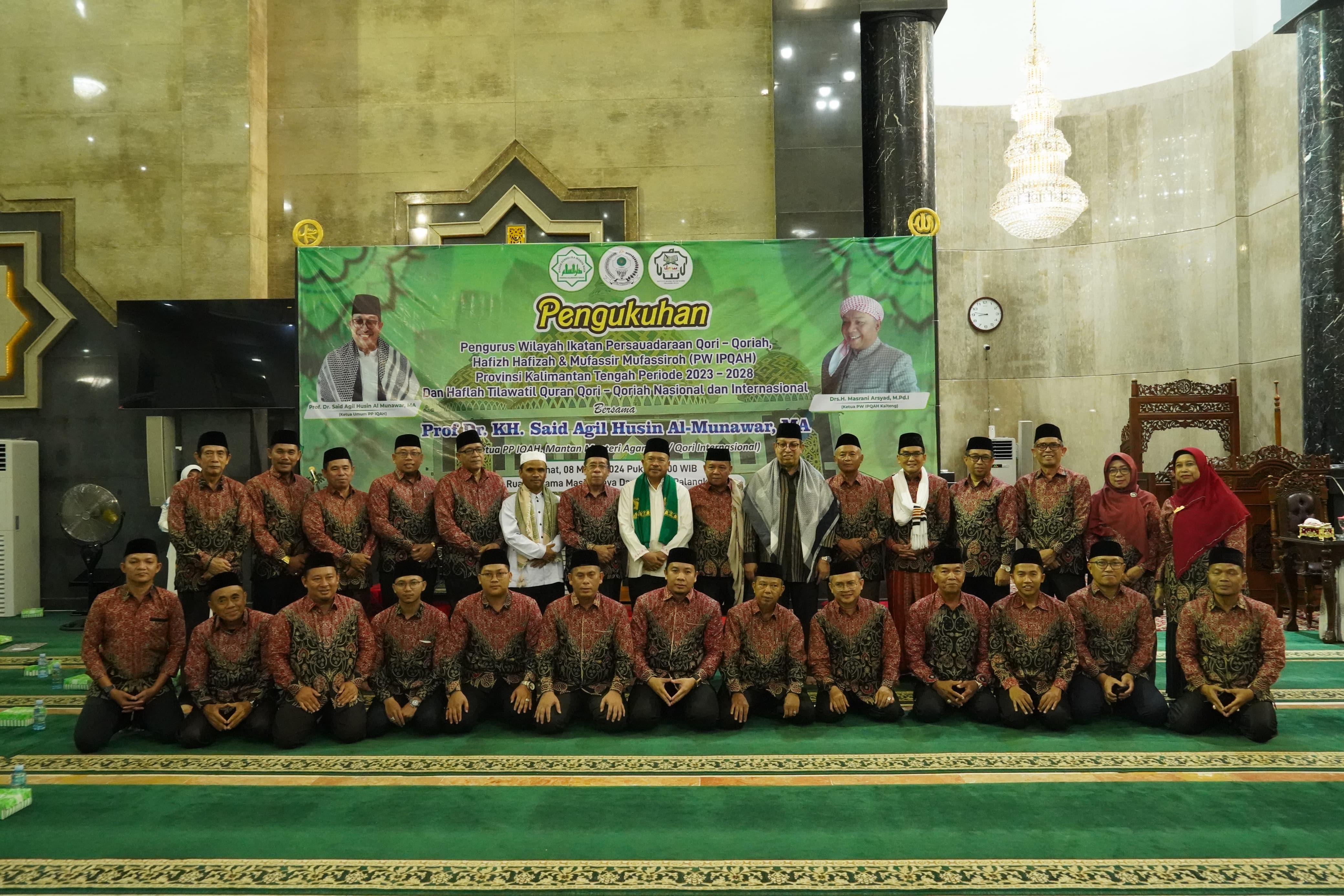 Hadiri Pelantikan dan Pengukuhan PW IPQAH Periode 2023-2028, Sekda Nuryakin : Pemprov Kalteng Dukung Peningkatan Seni Membaca maupun Menghapal Al-Quran