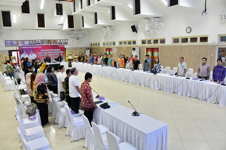 Kepala Bappedalitbang Prov. Kalteng Buka Kegiatan Penyusunan Anggaran Responsif Gender T.A 2024