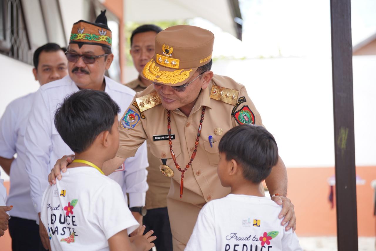 Gubernur Kalteng Agustiar Sabran Hibahkan 20 Hektare Lahan untuk Pembangunan Sekolah Garuda di Kobar