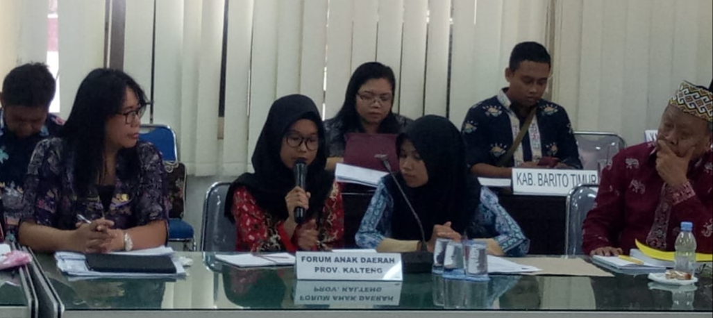 Forum Anak Daerah Berpartisipasi Dalam Musrenbang Prov. Kalteng Tahun 2019