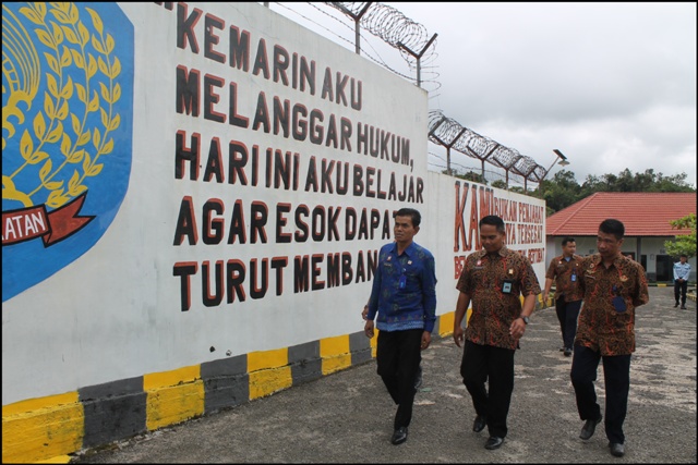 Kunjungi Rutan Tamiang Layang, Kakanwil : Salah Satu Rutan dengan Kontur Tanah Terbaik di Kalimantan Tengah