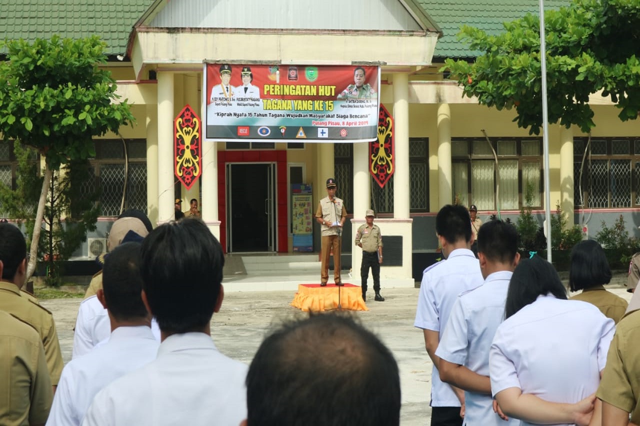 Plt. Sekda Pulang Pisau Pimpin HUT Tagana Ke-15