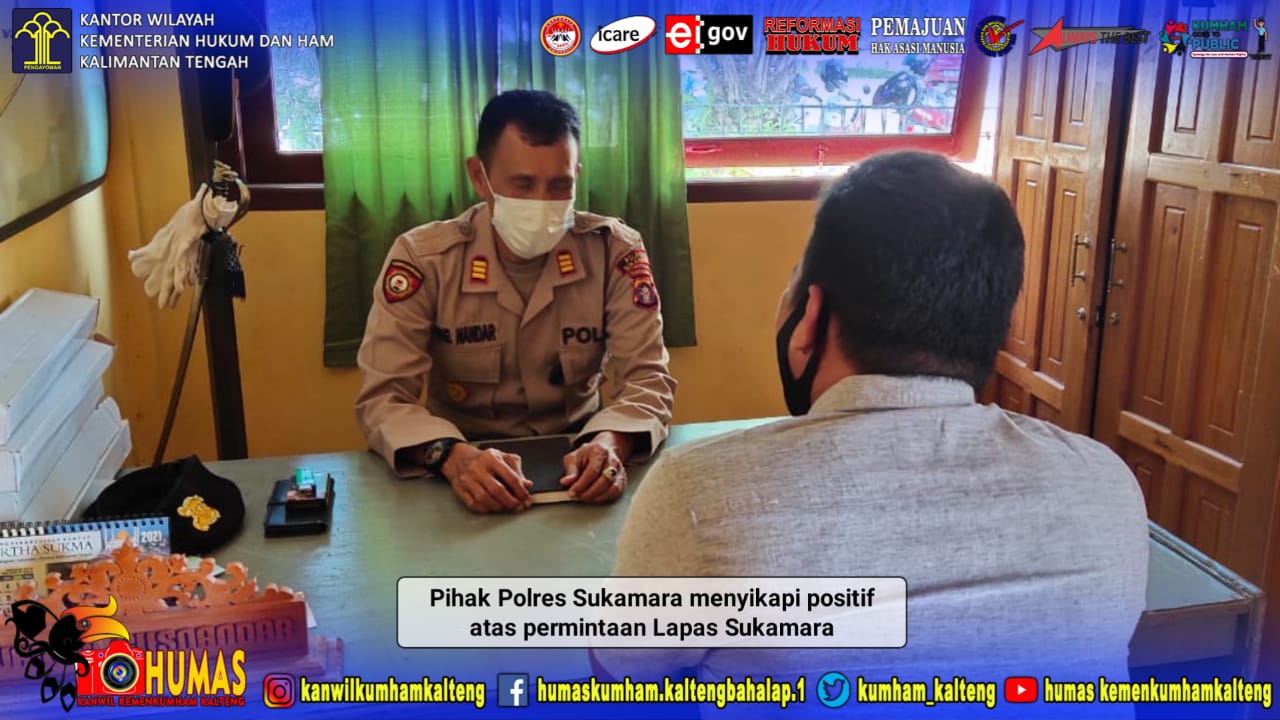 Pindahkan WBP dari Lapas Pangkalan Bun, Lapas Sukamara Gandeng Pihak Kepolisian