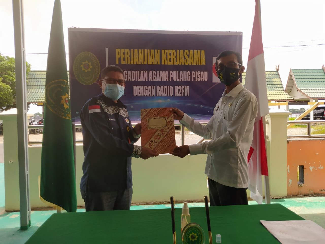 Pelaksanaan Perjanjian Kerjasama PA Pulang Pisau dengan LPPL Radio H2fm Pulang Pisau perkara Pengumuman Ghoib