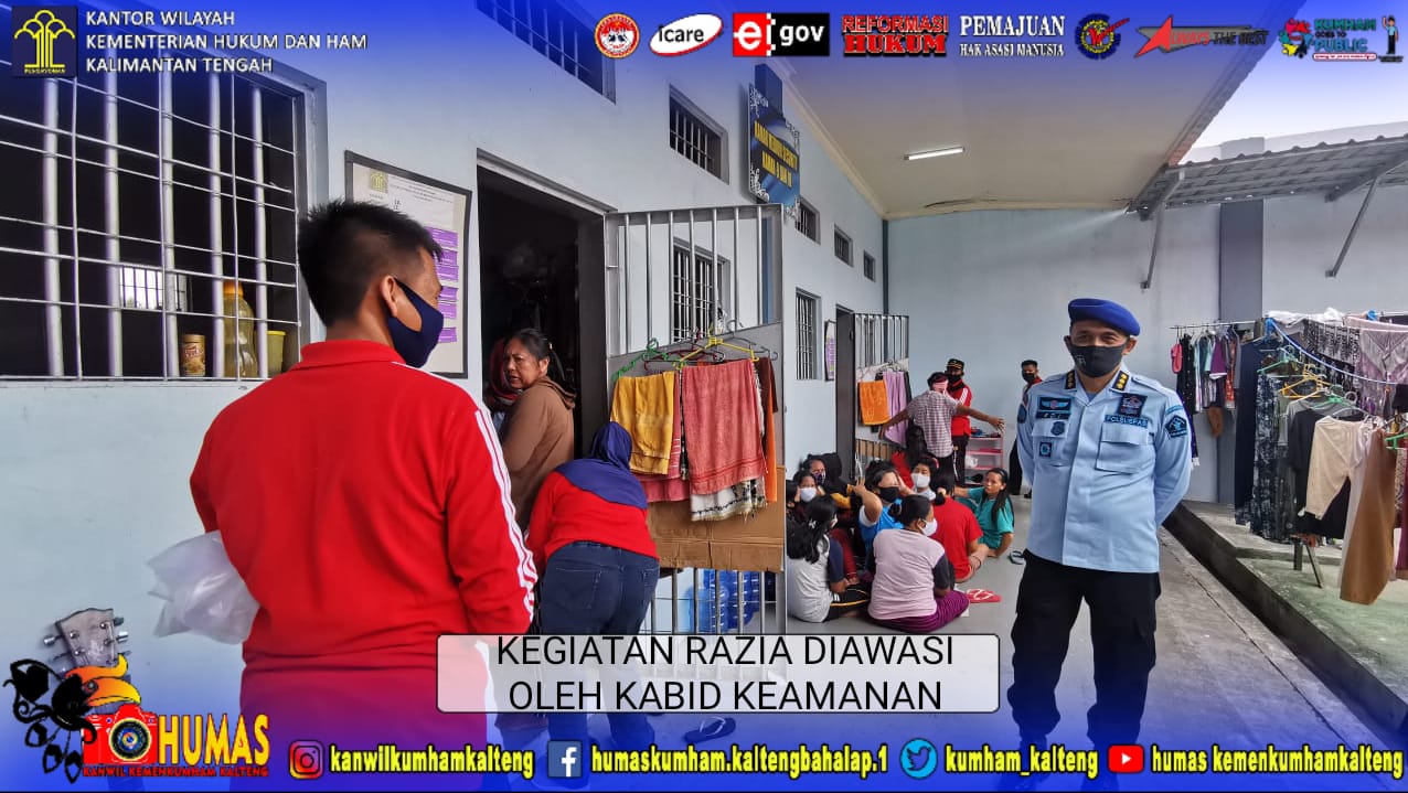 Razia Bersama Aparat Penegak Hukum di LPP Palangka Raya
