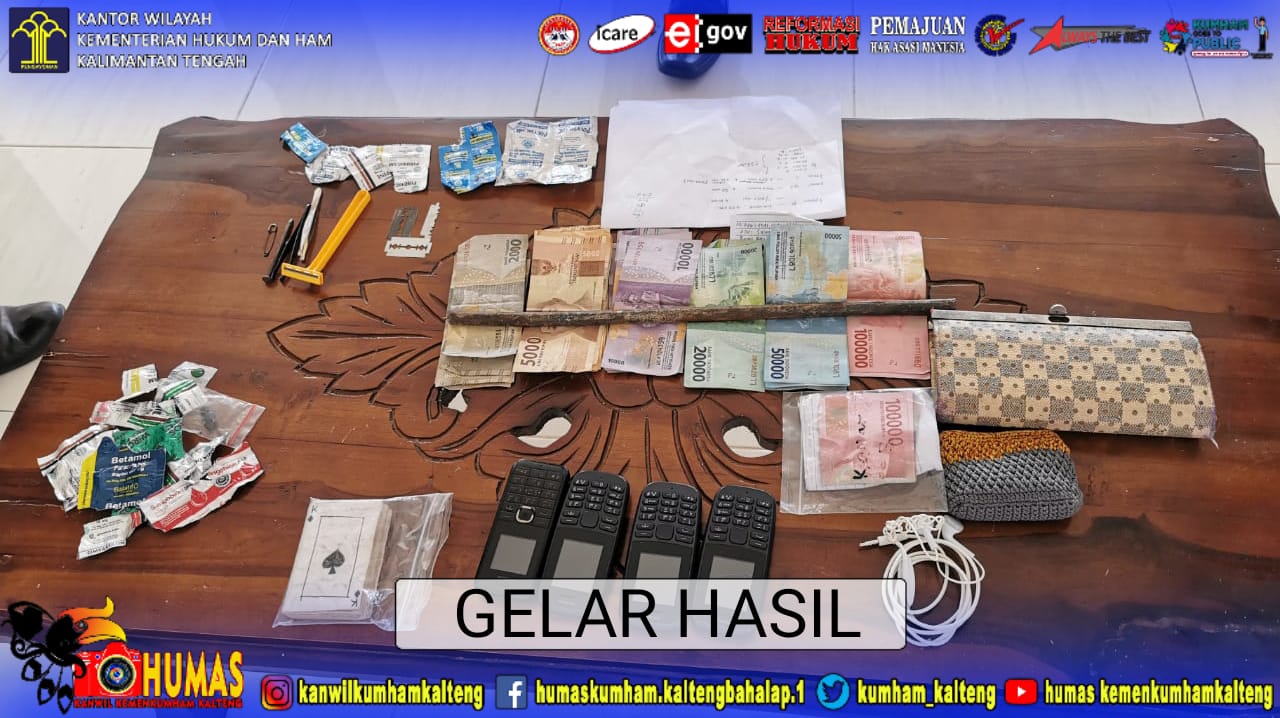 Razia Bersama Aparat Penegak Hukum di LPP Palangka Raya