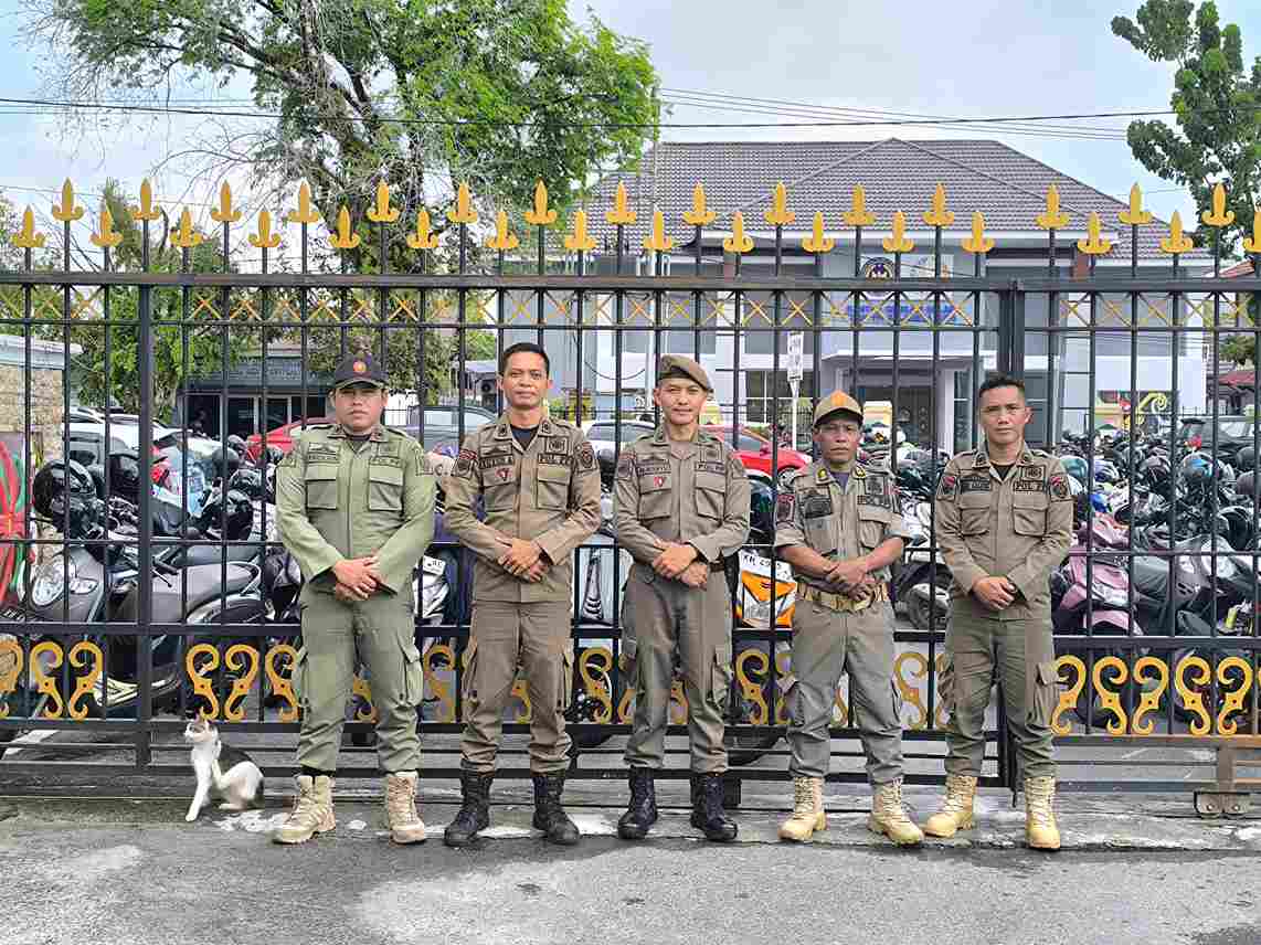 Satpol PP Kalteng Ikuti dan Amankan Apel Besar serta Halalbihalal 1 Syawal 1446 H Pemprov Kalteng