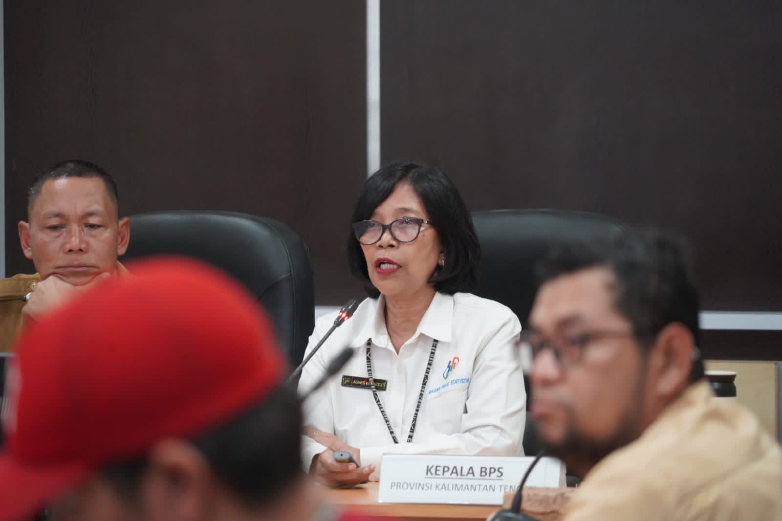 Sahli Gubernur Yuas Elko Hadiri Konferensi Pers Berita Resmi Statistik BPS Kalteng