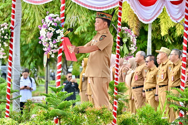 Kepala BAPPERIDA Kalteng Ikuti Apel Besar dan Halalbihalal Pemprov Kalteng 2025, Tingkatkan Disiplin dan Profesionalisme ASN