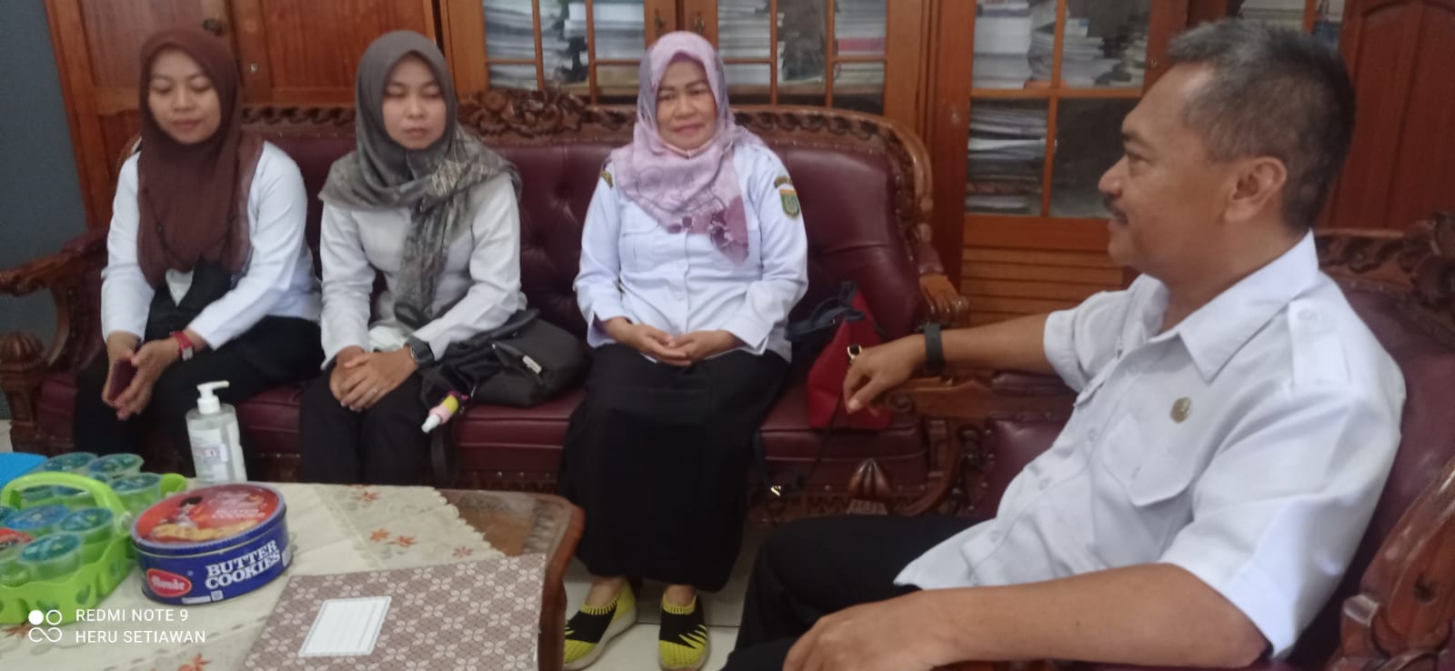 Disnakertrans Prov. Kalteng Menerima Kunjungan Disnakertrans Kab. Barsel