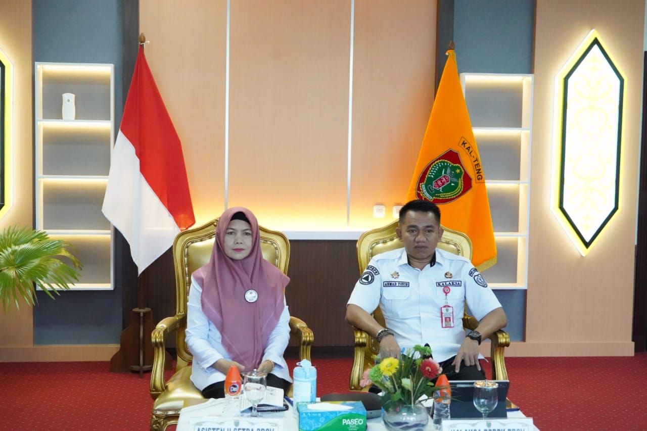 Asisten Ekbang Ikuti Rapat Strategi Kolaborasi Mitigasi Karhutla Bersama Setjen Wantanas secara virtual