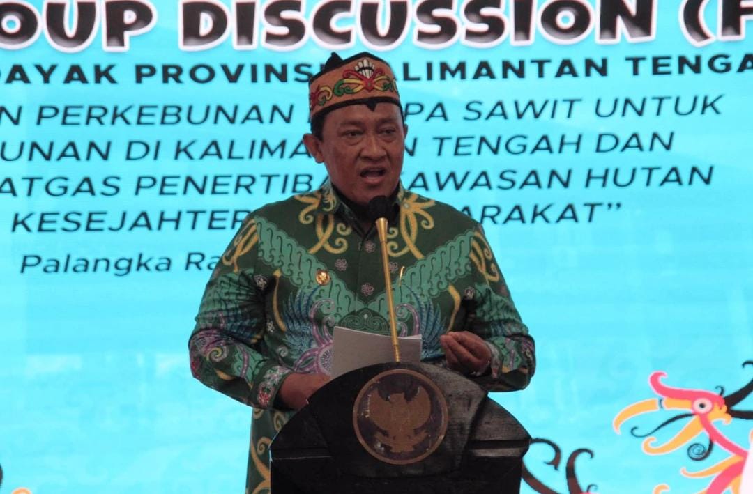 Buka FGD, Wagub Edy Pratowo Berharap Kepada Satgas Penertiban Kawasan Hutan Bantu Masyarakat Manfaatkan SDA Secara Bijak