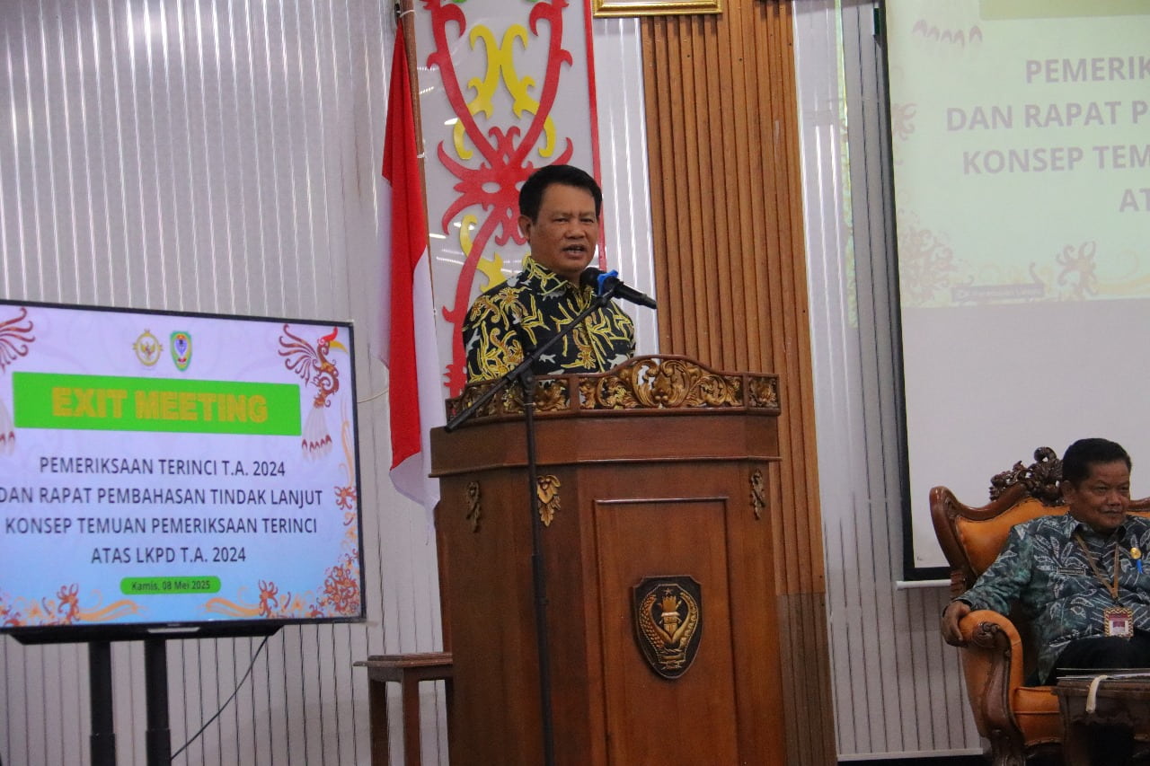 Bupati Seruyan Harapkan LKPD Tahun Anggaran 2024 Mendapat Opini WTP