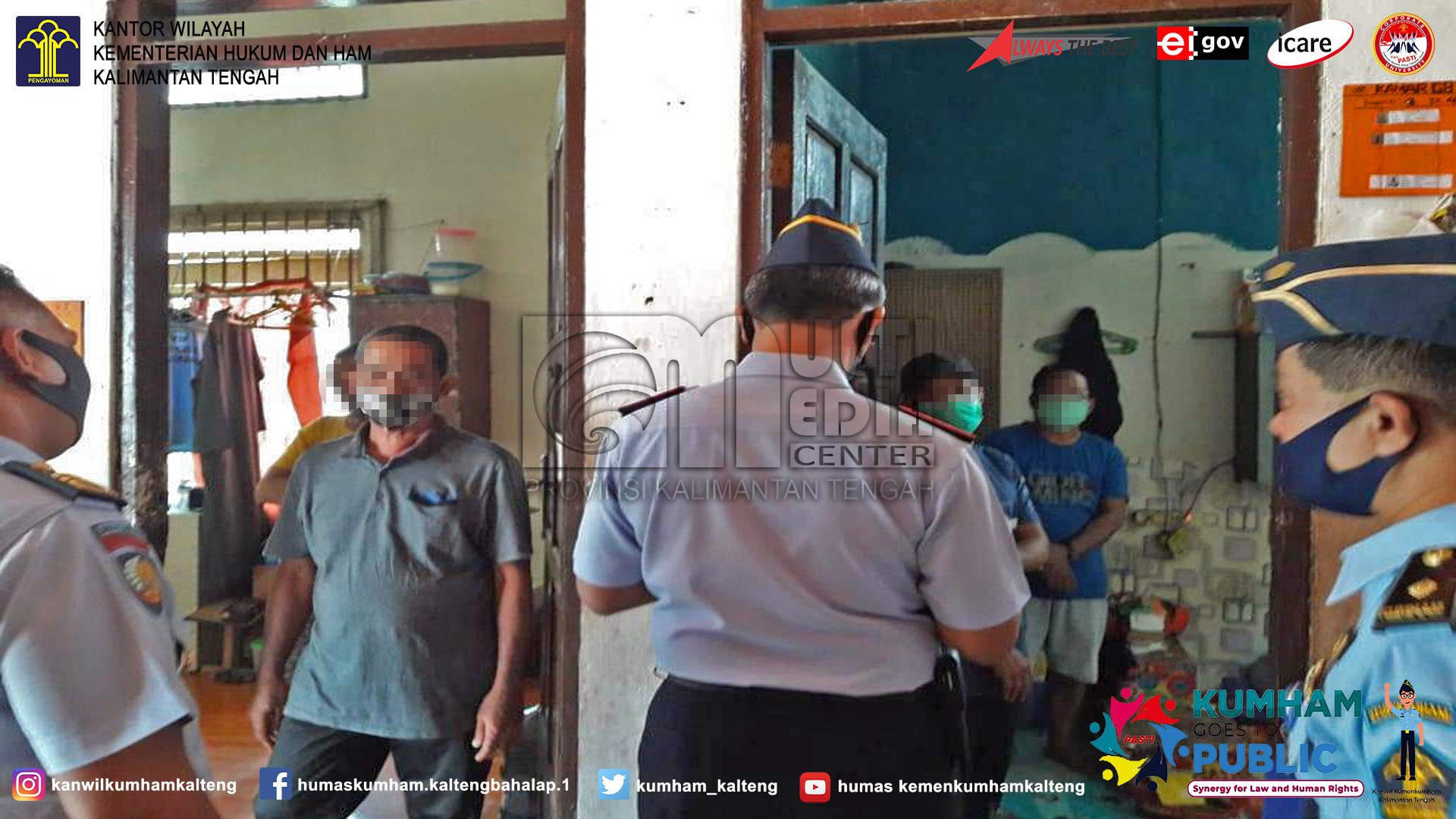 Hari Pertama, Kepala Lapas Palangka Raya Lakukan Pemeriksaan Kamar Hunian WBP