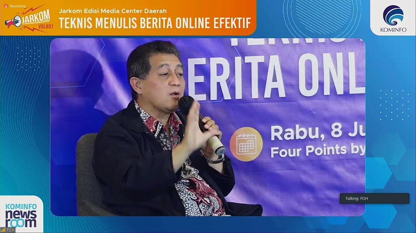 Diskominfosantik Prov. Kalteng Ikuti Bimtek Jurnalistik