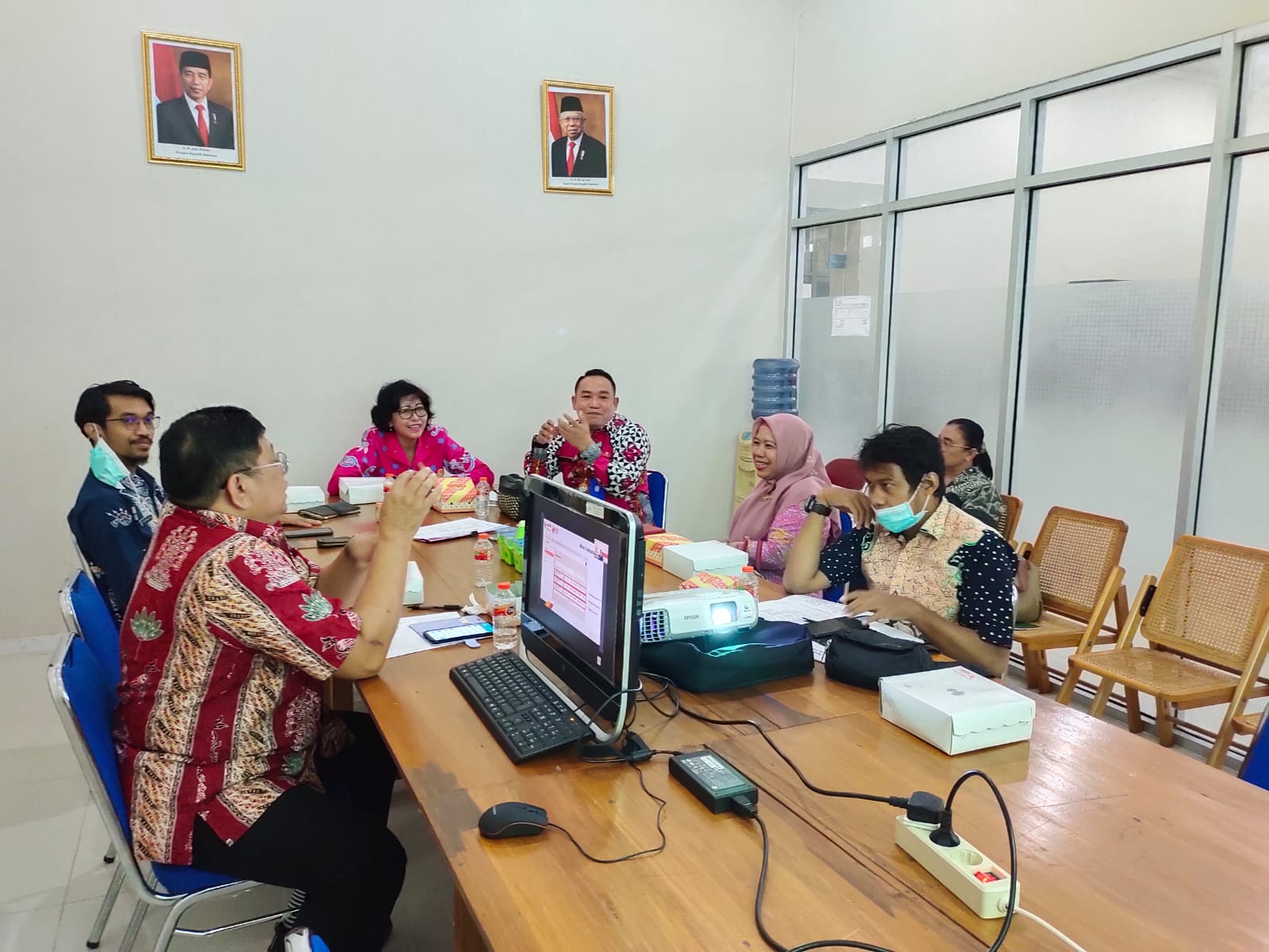 Pemantauan dan Evaluasi Kinerja Penyelenggaraan Pelayanan Publik Tahun 2023, Biro Organisasi Setda Prov. Kalteng Ikuti Sosialisasi Pengisian Formulir F01 