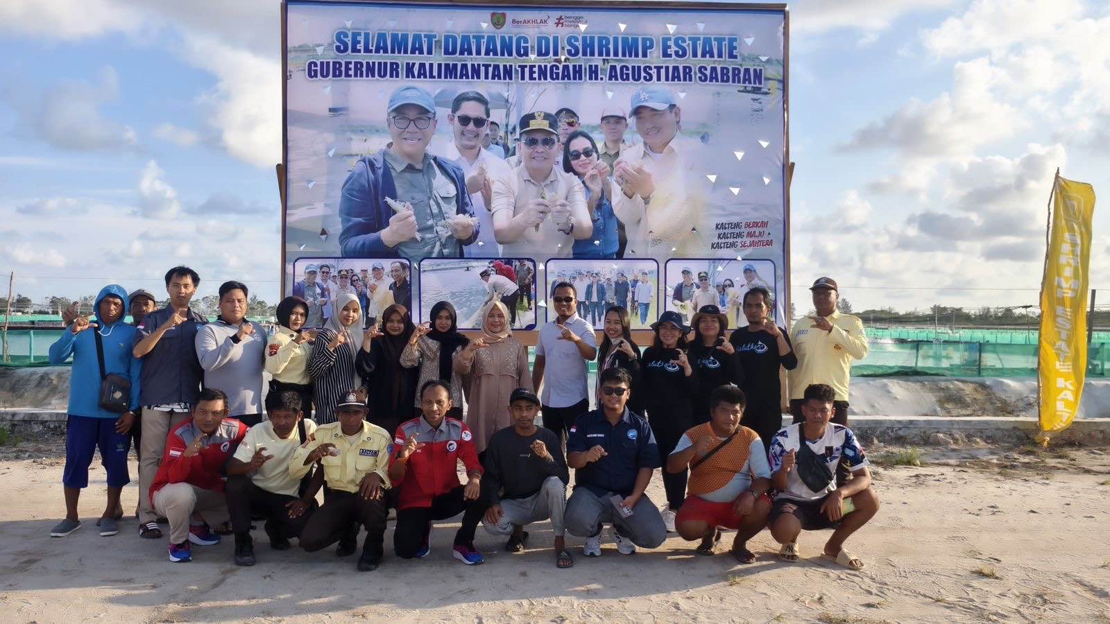 Shrimp Estate Berkah, Wujud Nyata Visi Gubernur Kalteng di Sektor Perikanan
