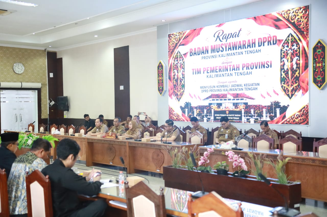 Banmus DPRD Kalteng Tetapkan Rangkaian Agenda Strategis Hingga Akhir Juli 2026