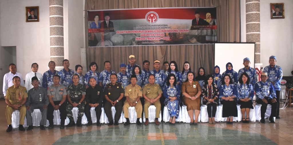 Pengurus Dekranasda Kabupaten Kapuas Resmi Dilantik
