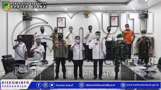 Pemkab Barut Adakan Rapat Evaluasi Gugus Tugas dan Posko Covid-19