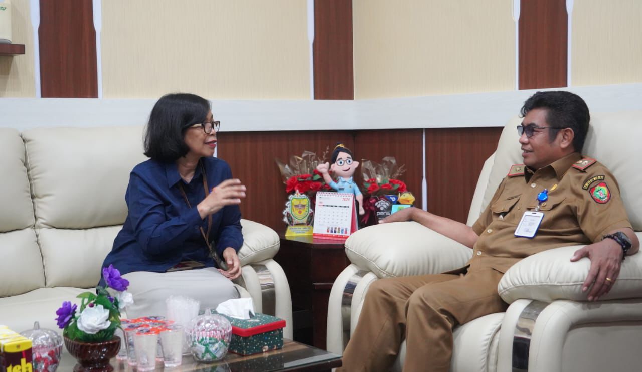Kadis Kominfosantik Agus Siswadi Terima Kunjungan Kerja Kepala BPS Kalteng Bahas Kolaborasi Sistem Statistik Nasional
