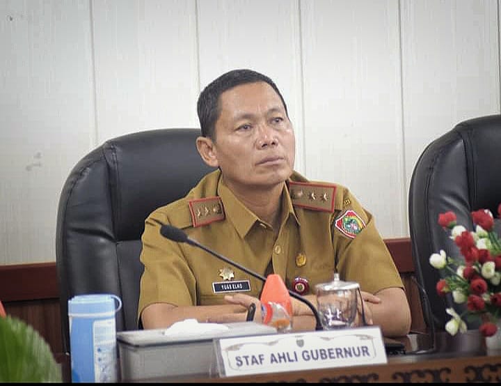 Hadiri Rakor Pengendalian Inflasi bersama Kemendagri RI secara Virtual, Sahli Yuas Elko Sampaikan Inflasi Kalteng Urutan 10 Terendah se Indonesia