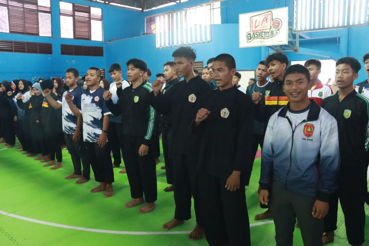 Pertandingan Final Cabor Pencak Silat Selekda Pra Popnas 2024 Berlangsung Sengit