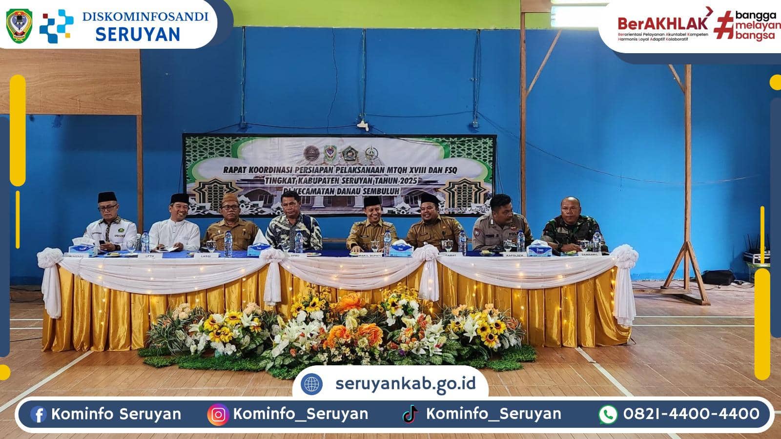 Seruyan Siap Gelar MTQH XVIII dan FSQ 2025, Wujud Sinergi dan Semangat Keislaman