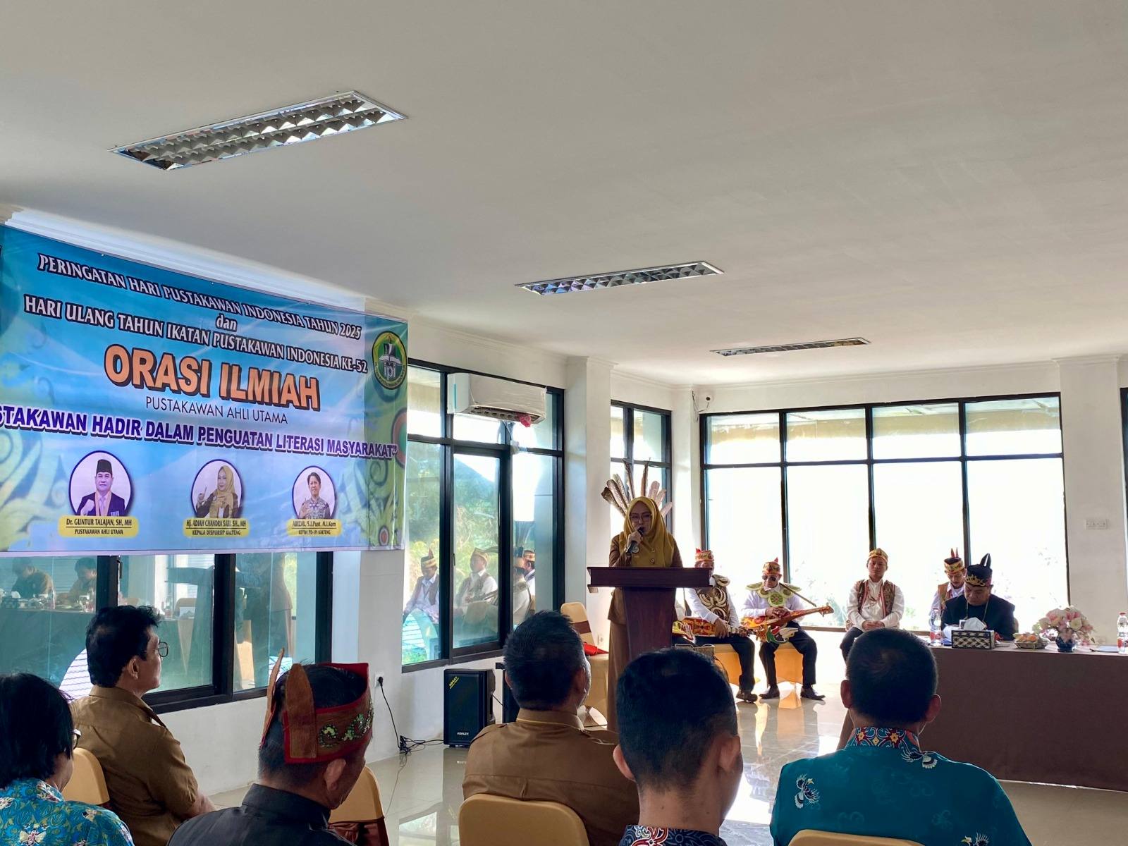 Peringati Hari Pustakawan Indonesia 2025 dan HUT IPI Ke-52, IPI Kalteng Gelar Orasi Ilmiah