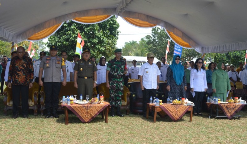 Pj Bupati Ikuti Upacara Penutup TMMD