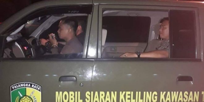 Satpol PP Siaran Keliling Siaga Darurat Karhutla