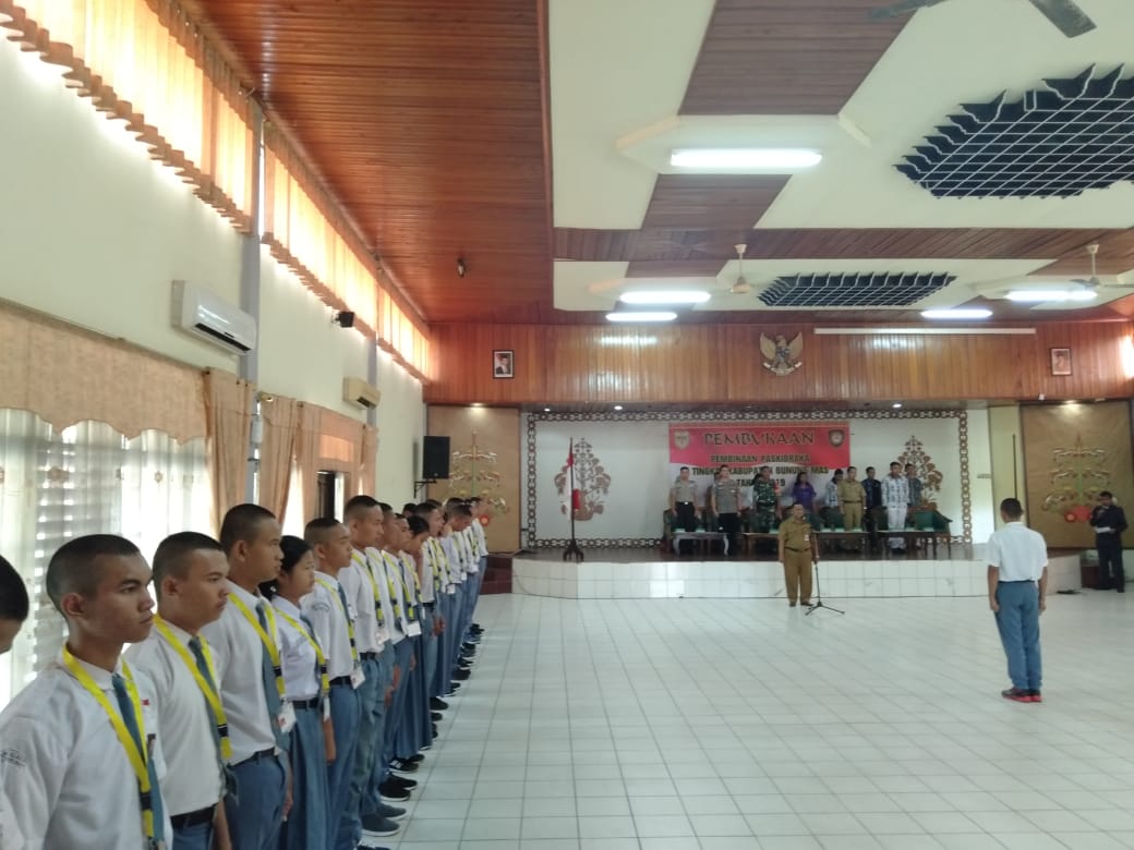 DPKO Kabupaten Gumas Bina Calon Anggota Paskibraka 62 Orang