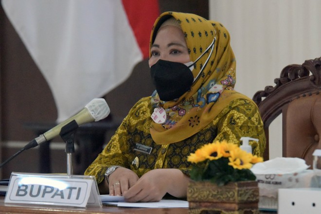 Bupati Hj Nurhidayah: PPKM Level 4, Kita Harus Samakan Persepsi Demi Keselamatan Masyarakat