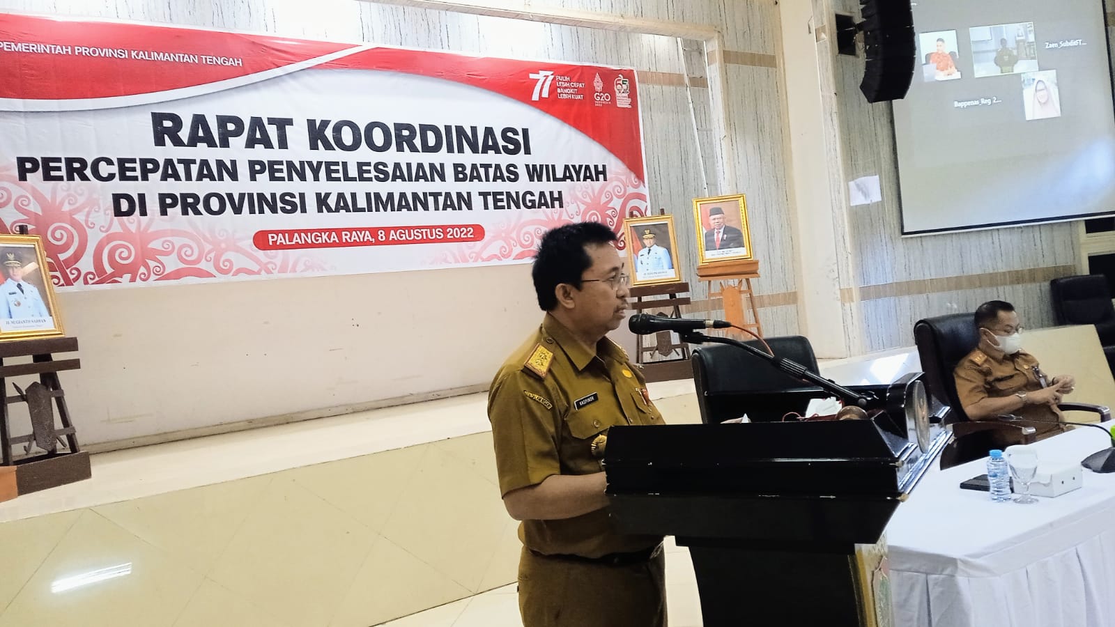 Pemprov. Kalteng Gelar Rapat Koordinasi Percepatan Penyelesaian Batas Wilayah 