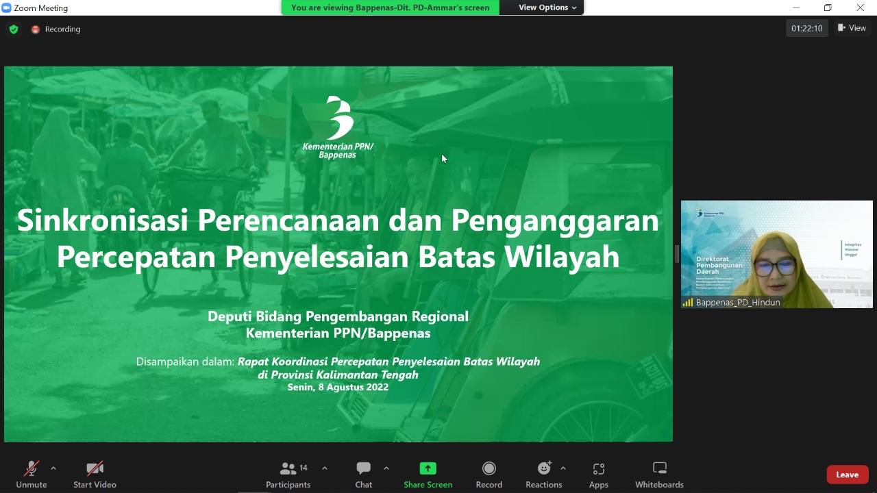 Pemprov. Kalteng Gelar Rapat Koordinasi Percepatan Penyelesaian Batas Wilayah 