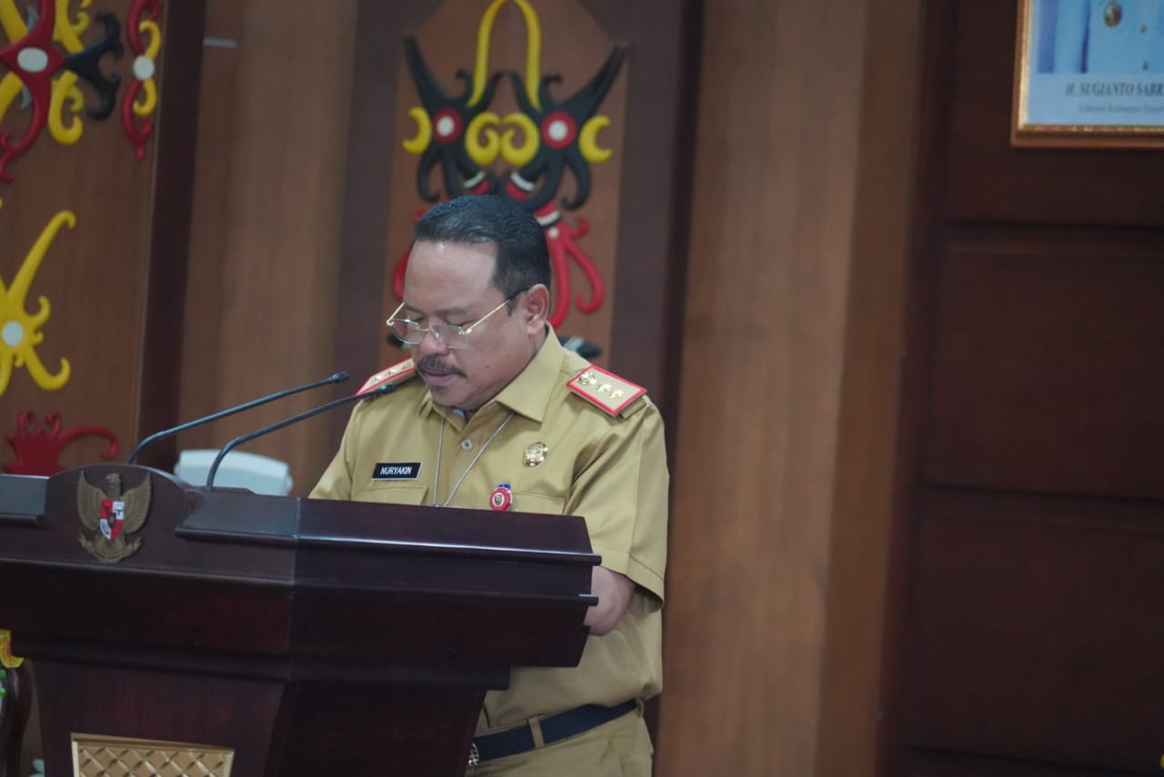 Sekretaris Daerah Nuryakin Buka Pusdiklat Paskibraka Provinsi Kalimantan Tengah Tahun 2022