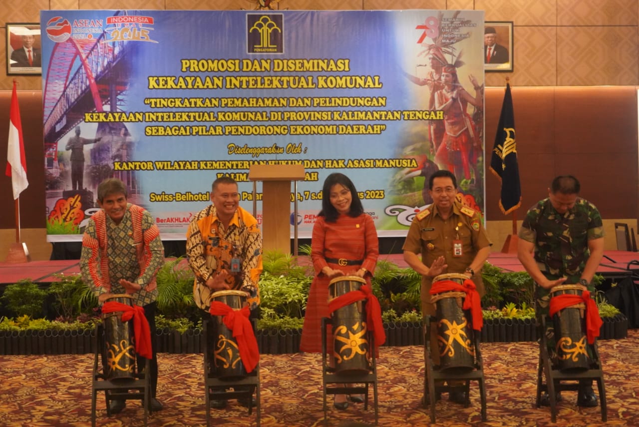 Kaspinor Berharap Potensi Kekayaan Intelektual Komunal Dapat Berkembang dan Memajukan Ekonomi di Kalteng