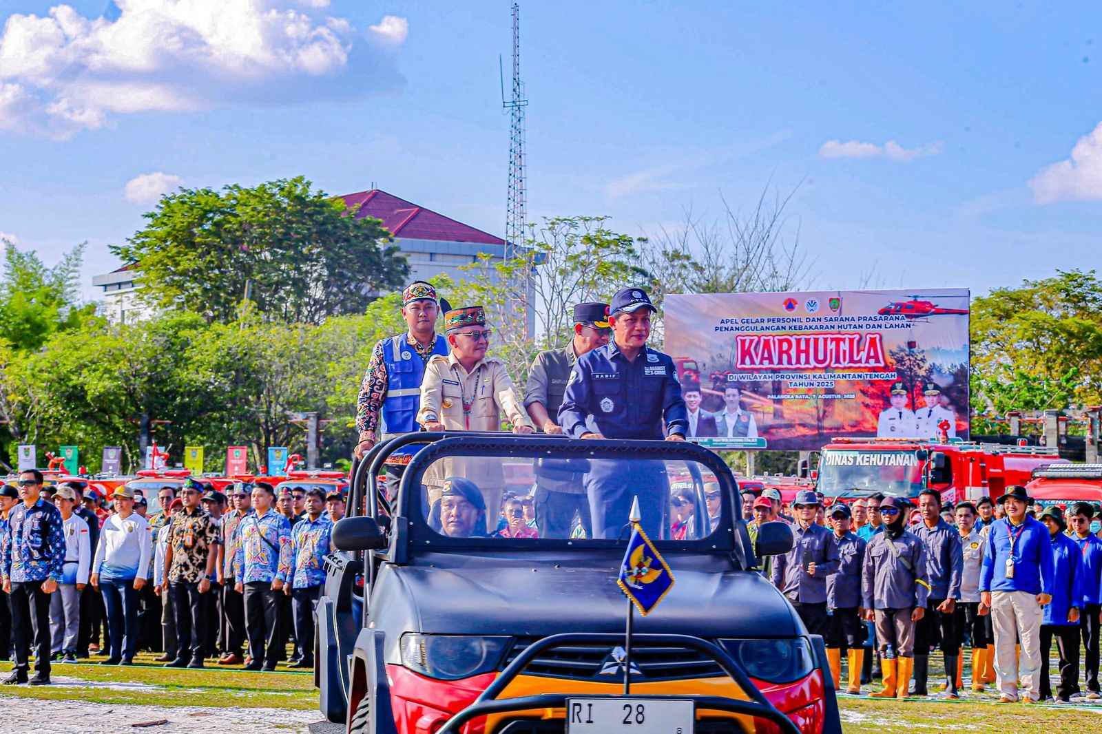 Pimpin Apel Karhutla di Kalteng, Menteri Lingkungan Hidup Tegaskan Penguatan Sinergi Lintas Sektor