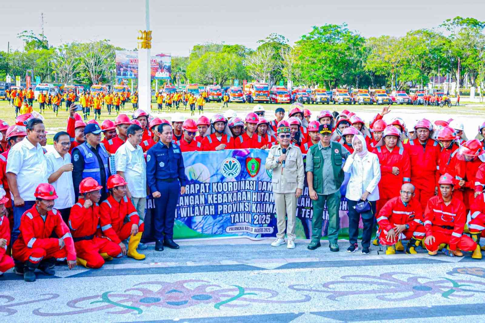 Pimpin Apel Karhutla di Kalteng, Menteri Lingkungan Hidup Tegaskan Penguatan Sinergi Lintas Sektor