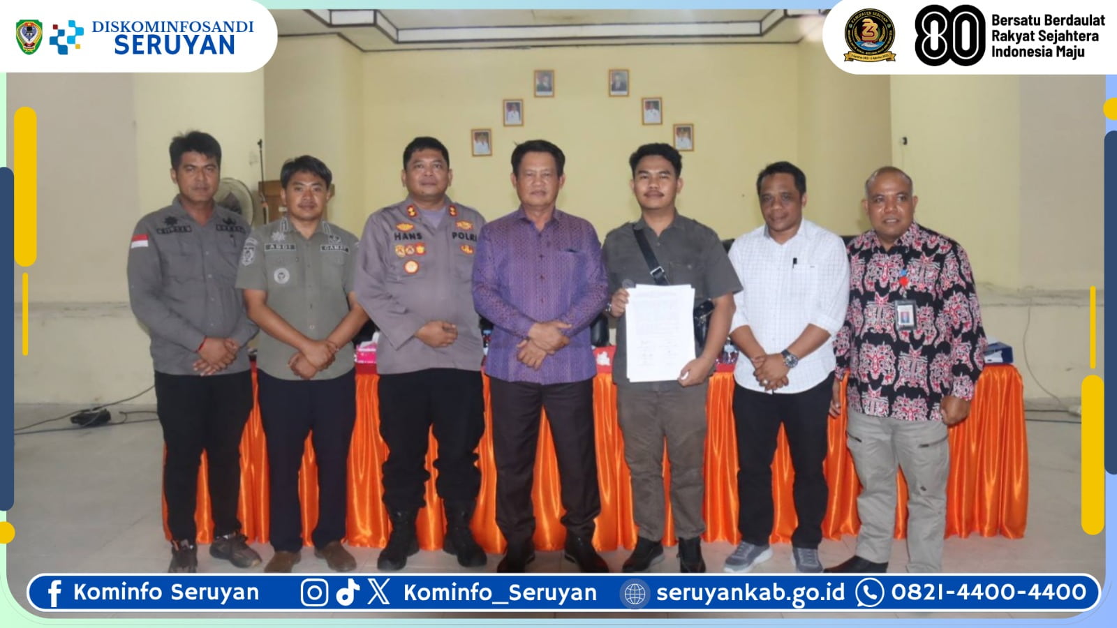 Bupati Seruyan Pimpin Langsung Rapat Tindak Lanjut Mediasi antara Koperasi Plasma dan PT. Sawitmas Nugraha Perdana
