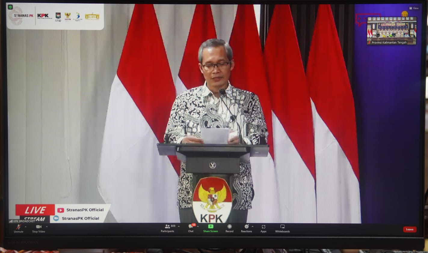 Wagub Edy Pratowo Hadiri Acara Bincang Stranas PK: Pencegahan Korupsi di Lingkungan BUMD dengan Penguatan Fungsi dan Pengawasan