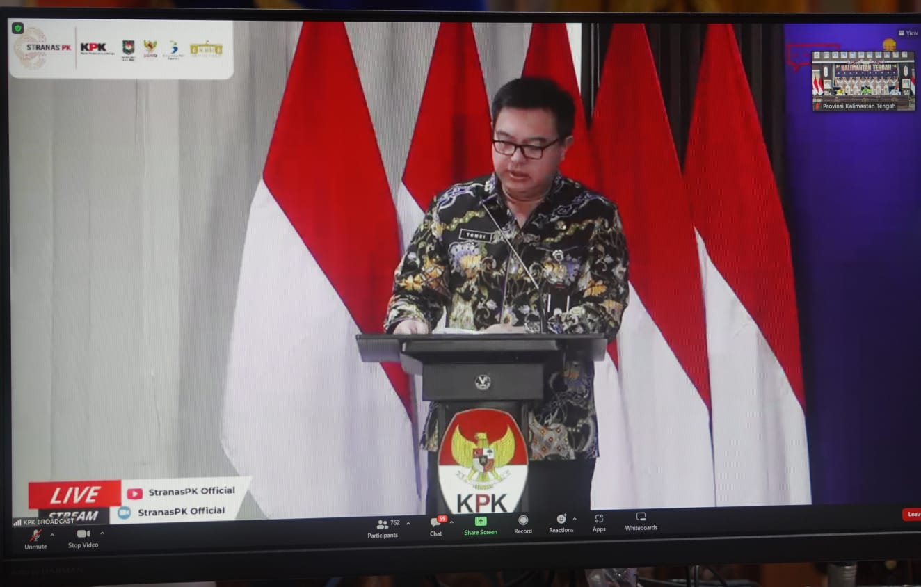 Wagub Edy Pratowo Hadiri Acara Bincang Stranas PK: Pencegahan Korupsi di Lingkungan BUMD dengan Penguatan Fungsi dan Pengawasan