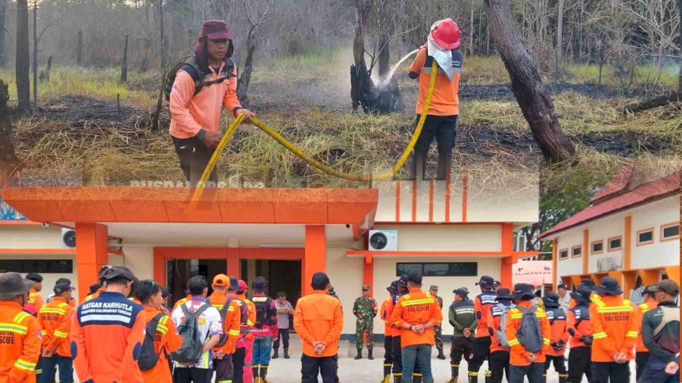 Kesiapsiagaan Karhutla di Kalteng Tetap Dijaga Meski Hujan Kerap Turun