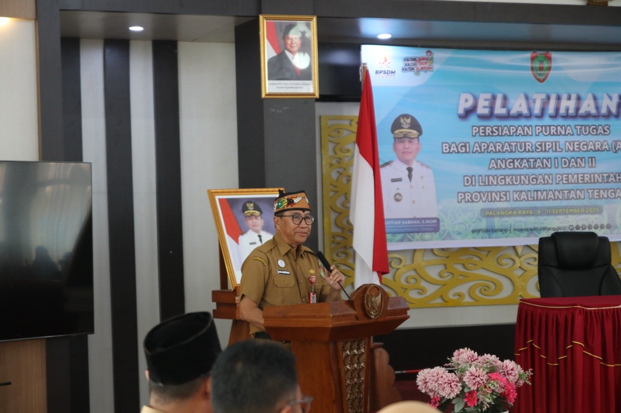Pelatihan Persiapan Purna Tugas ASN 2025, Pemprov Kalteng Tekankan Pentingnya Manajemen Kehidupan Pasca Pensiun