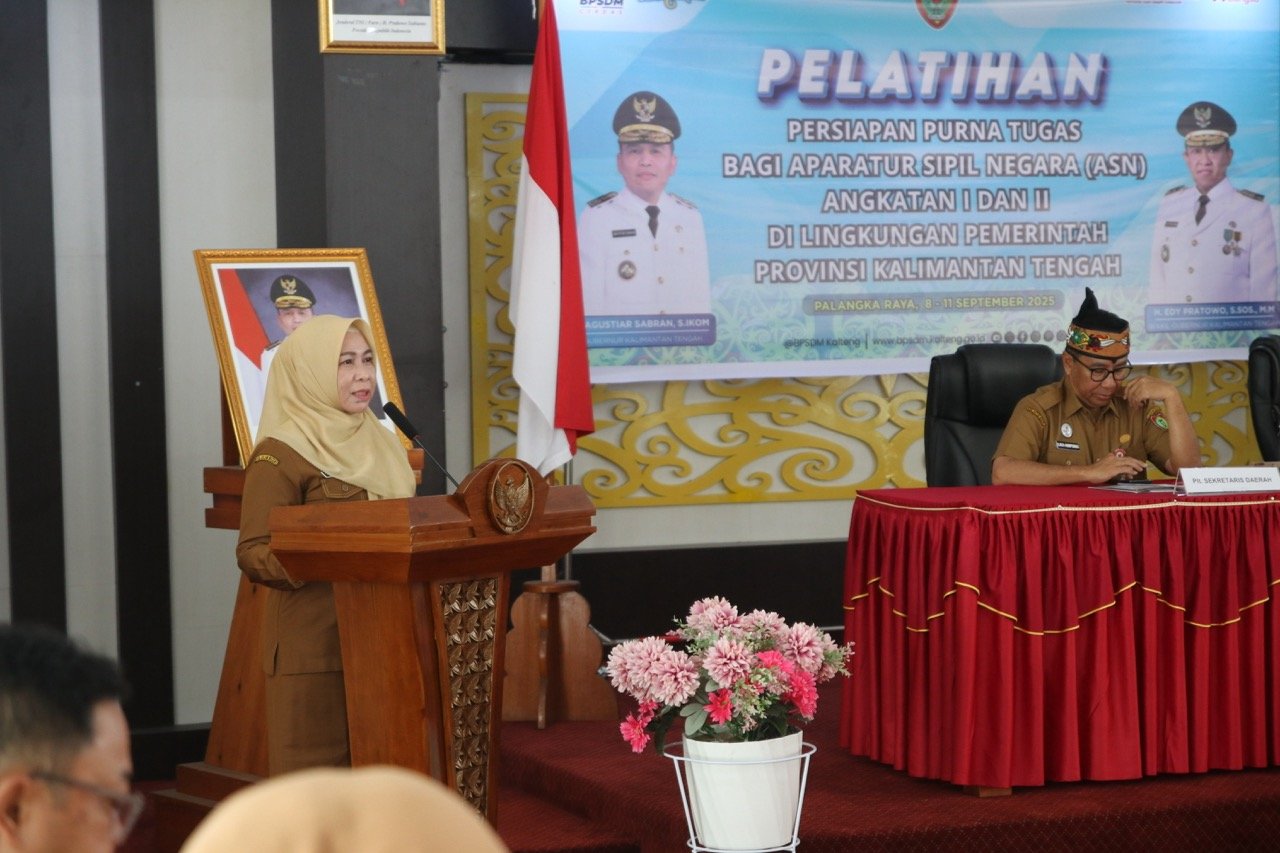 Pelatihan Persiapan Purna Tugas ASN 2025, Pemprov Kalteng Tekankan Pentingnya Manajemen Kehidupan Pasca Pensiun