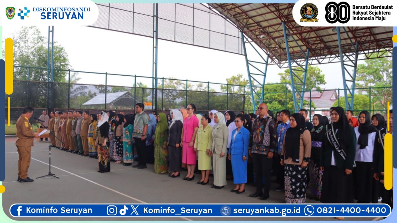 Bupati Seruyan Kukuhkan Pengurus Organisasi Pembina Perkuat Sinergi Menuju Indonesia Emas 2045
