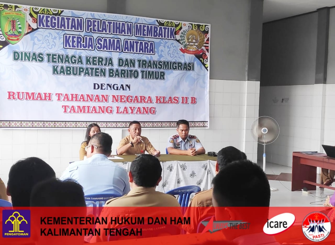 Rutan Tamiang Layang Berikan Pelatihan Membatik Bagi Para WBP