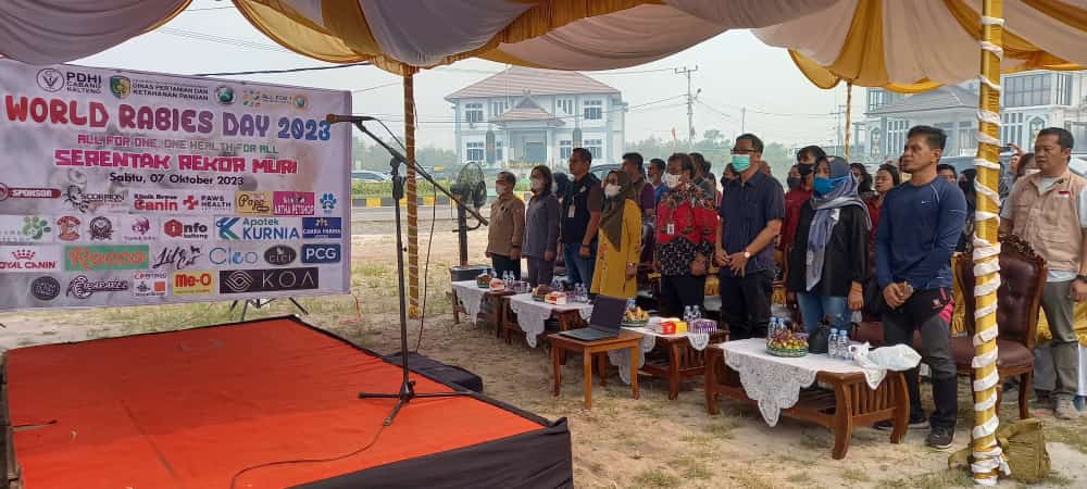 Kepala Dinas TPHP Hadiri Kegiatan Vaksinasi Rabies Dalam Rangka Hari Rabies Sedunia Tahun 2023
