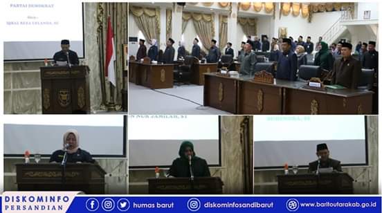 Pendapat Akhir Fraksi Pendukung Dewan Atas Nota Keuangan RAPBD Tahun Anggaran 2020 Dan Penetapan Program Pembentukan Peraturan PROPEMPERDA