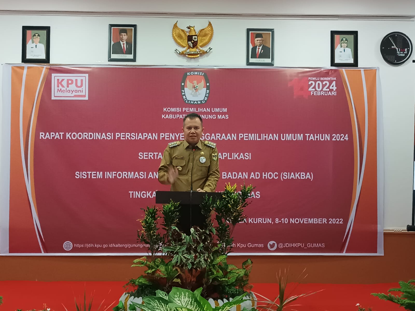 Pemerintah Kabupaten Gunung Mas Siap Dukung dan Sukseskan Pemilu Serentak 2024